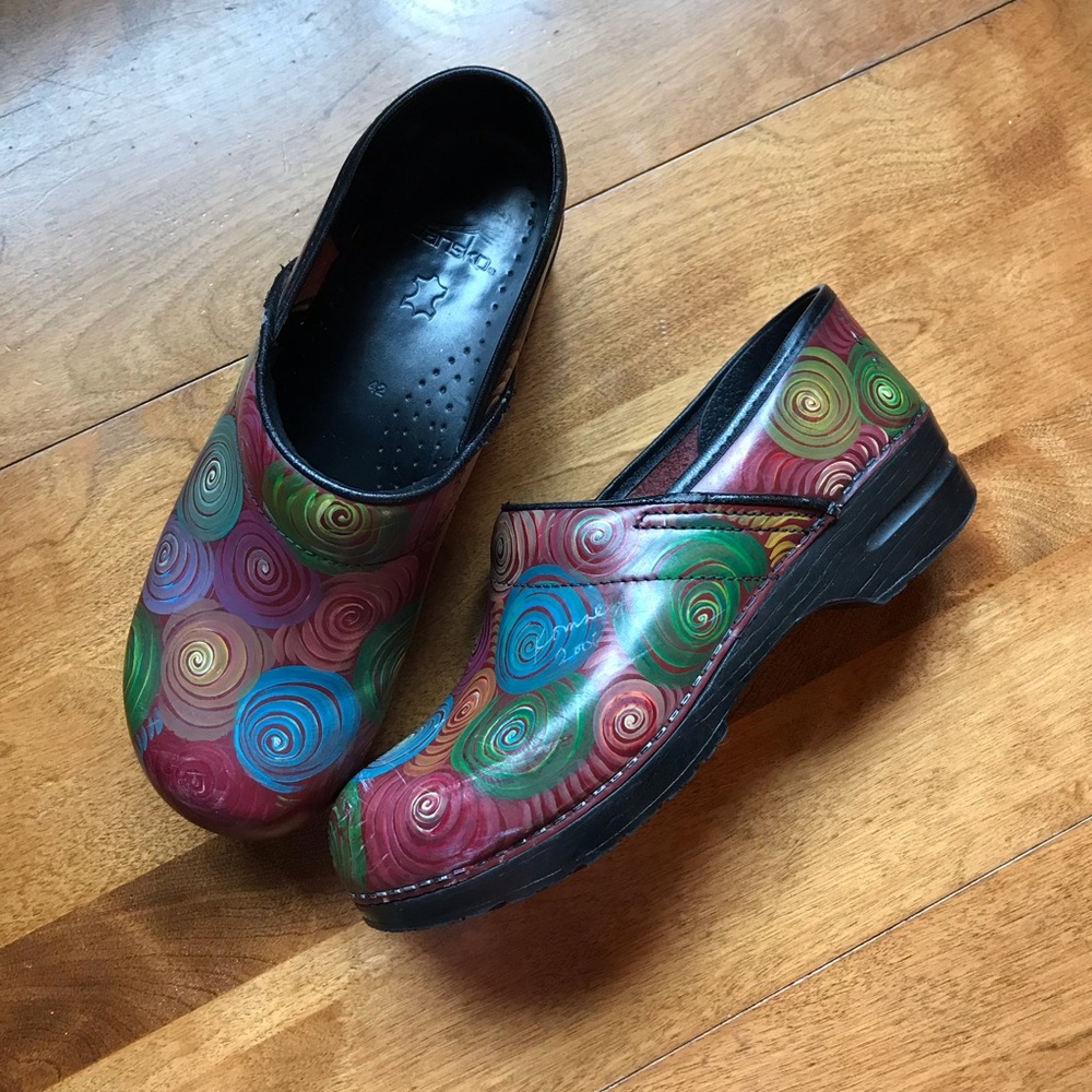 Hand-painted Women’s Leather Danskos